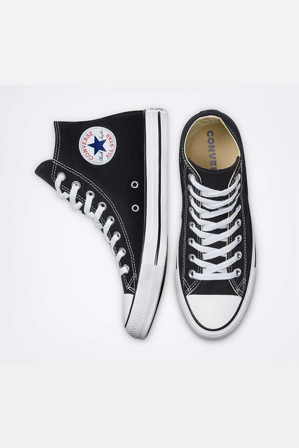 Converse All star אולסטאר סניקרס גבוהות בצבע שחור נשים וגברים - Image 3