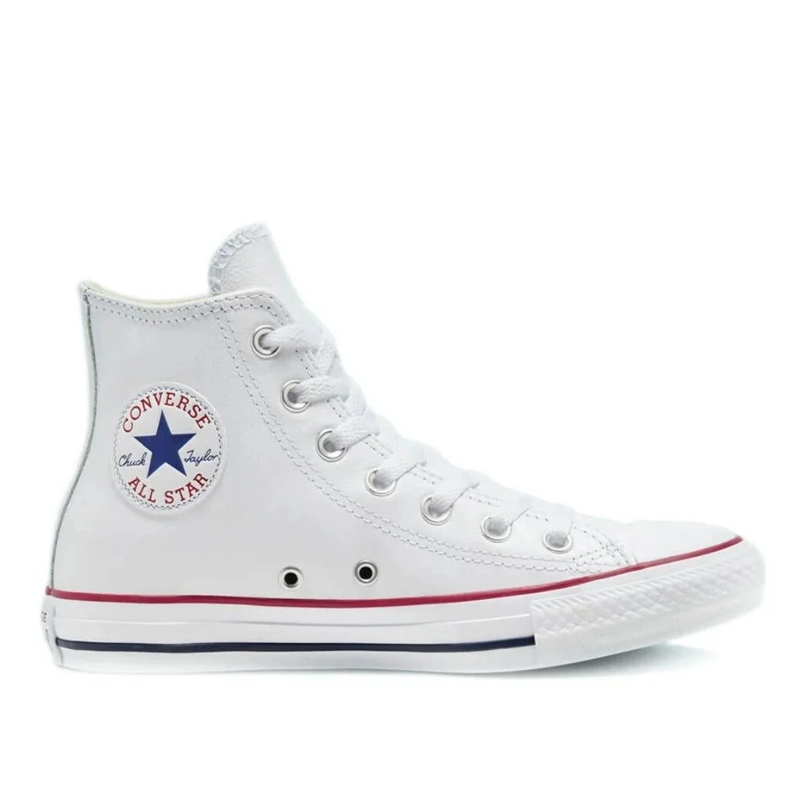 Converse All star אולסטאר סניקרס גבוהות בצבע לבן נשים וגברים - Image 7
