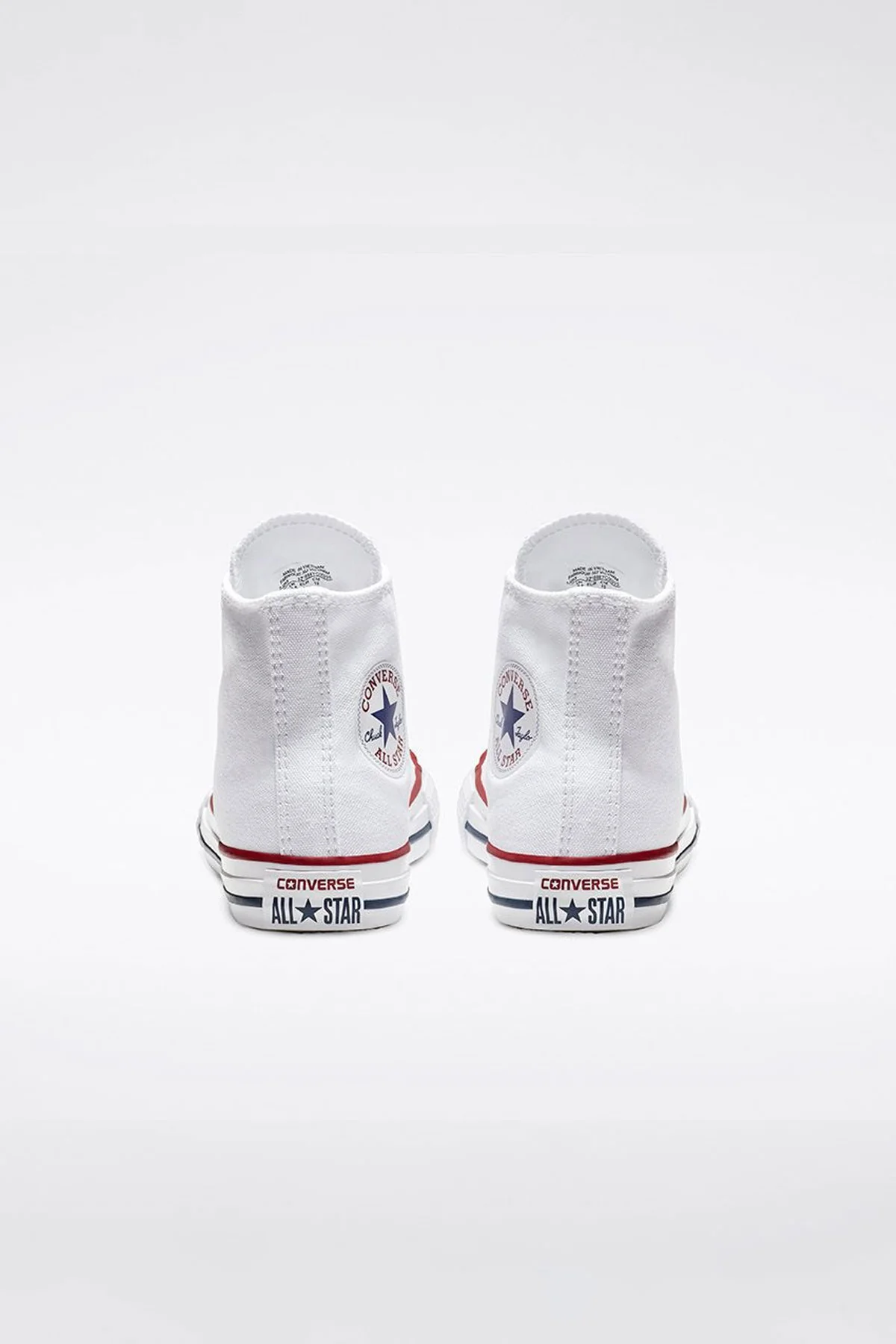 Converse All star נעלי סניקרס אולסטאר גבוהות בצבע לבן לילדים - Image 5