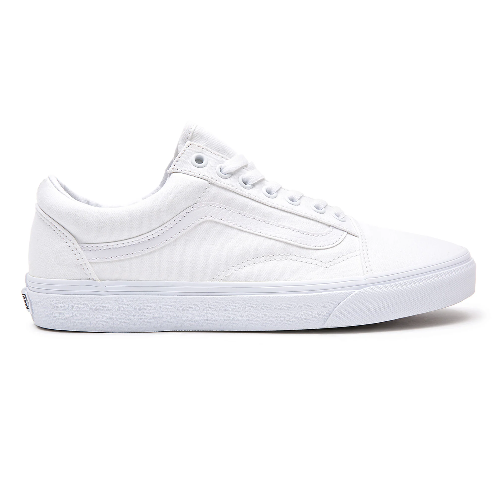 Vans נעלי סניקרס ואנס Old Skool בצבע לבן לנשים ולגברים - Image 3