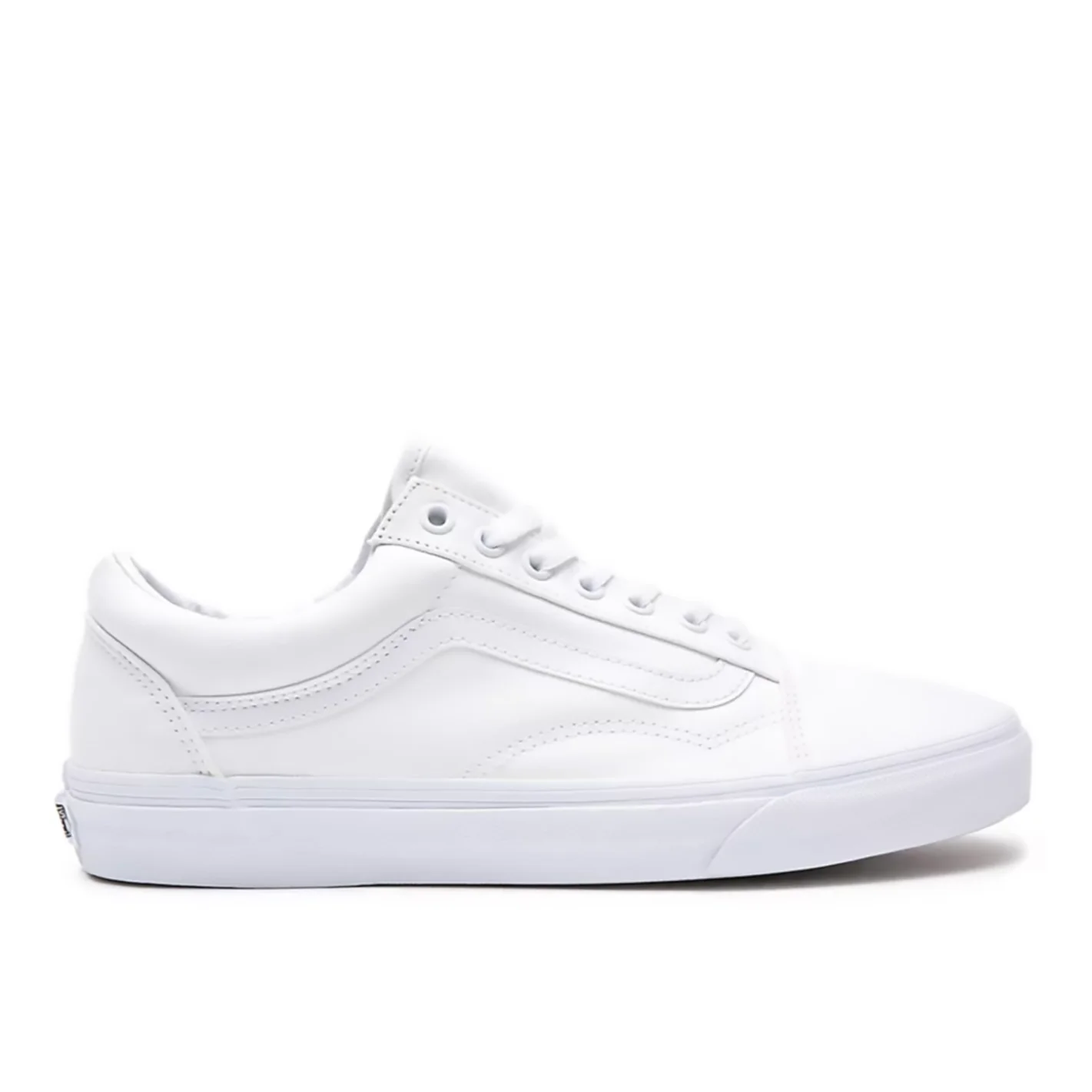 Vans נעלי סניקרס ואנס Old Skool בצבע לבן לנשים ולגברים - Image 5
