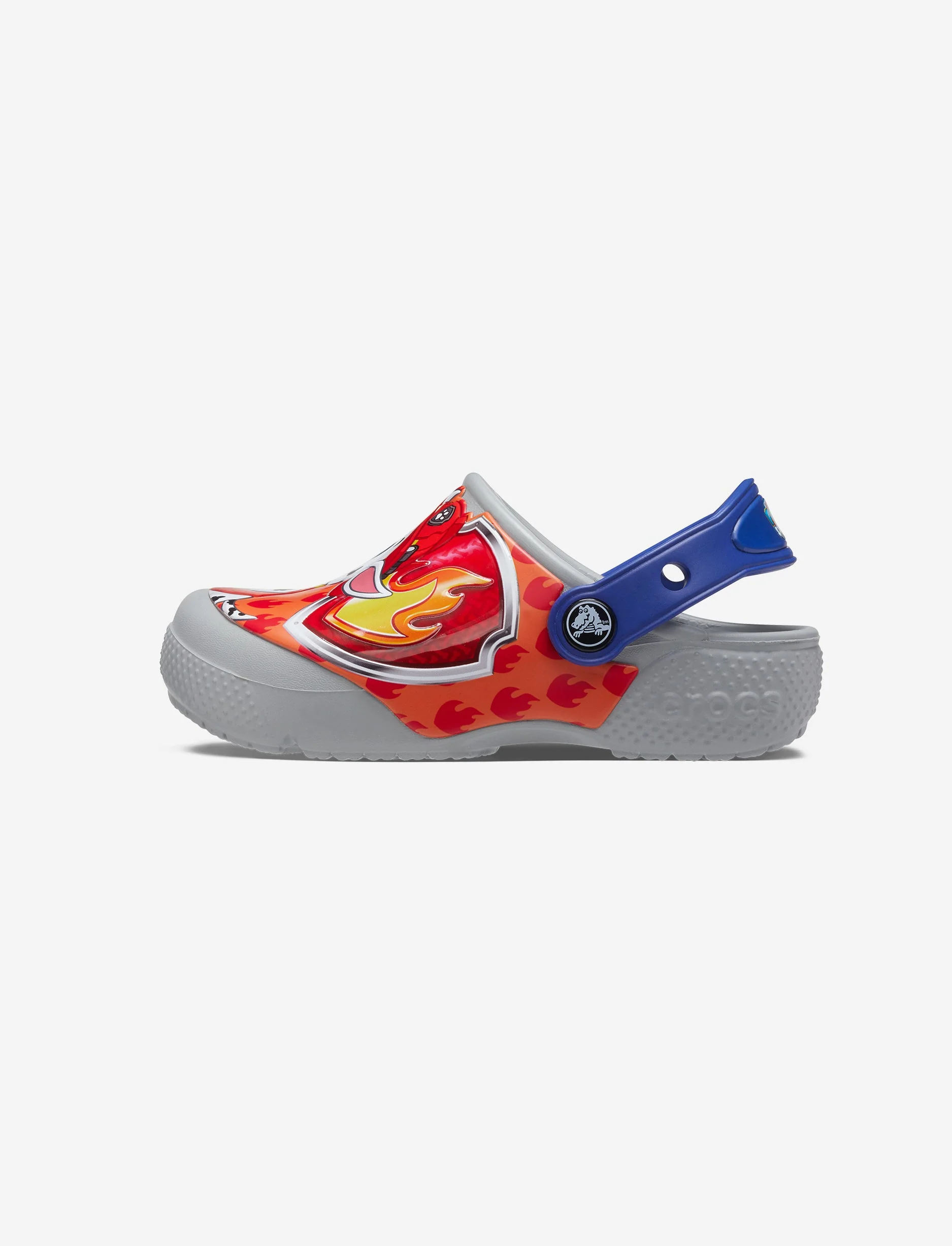 Crocs Crocs FL Paw Patrol Patch Clog K - כפכפי קרוקס לילדים מפרץ ההרפתקאות בצבע אפור בהיר - Image 4
