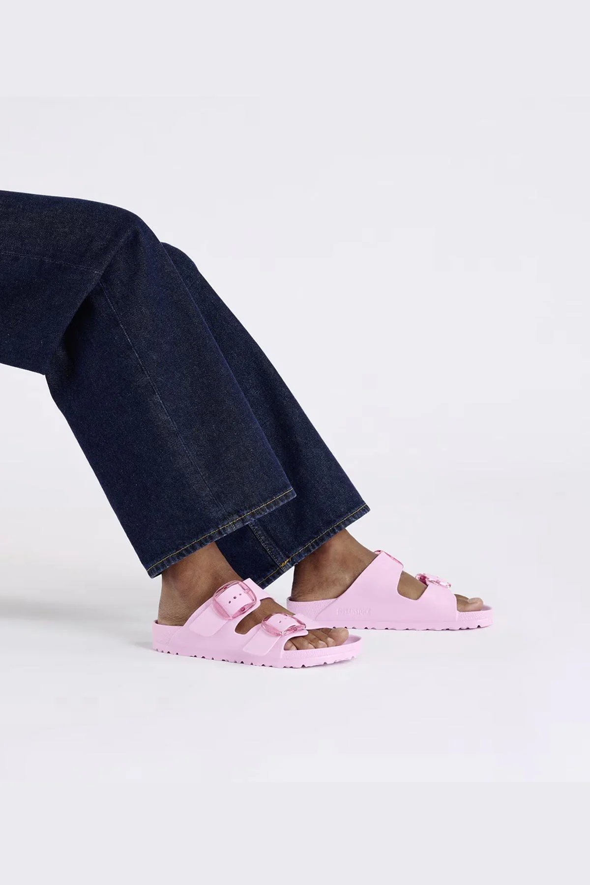 Birkenstock כפכפי Arizona Big Buckle EVA בצבע ורוד לנשים - Image 8