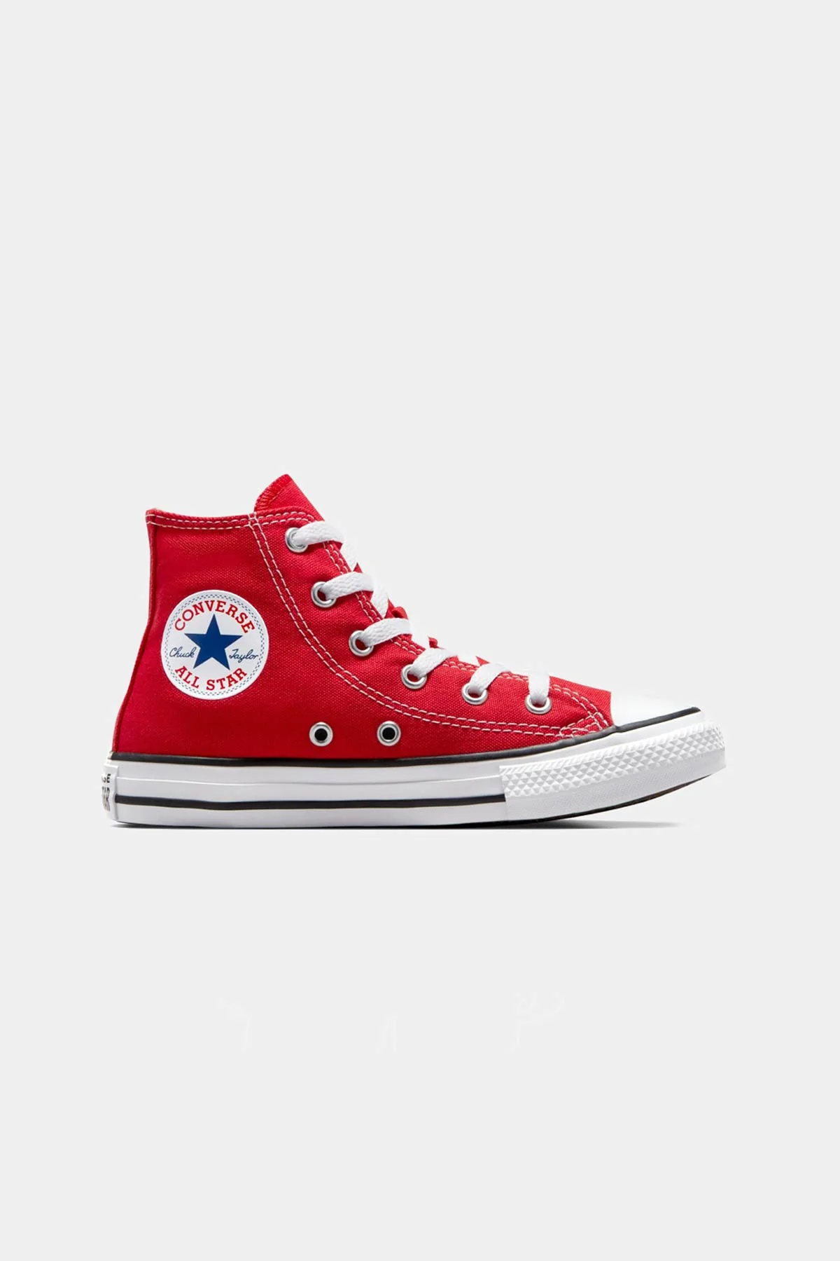 Converse All star נעלי סניקרס אולסטאר גבוהות בצבע אדום לילדים - Image 2