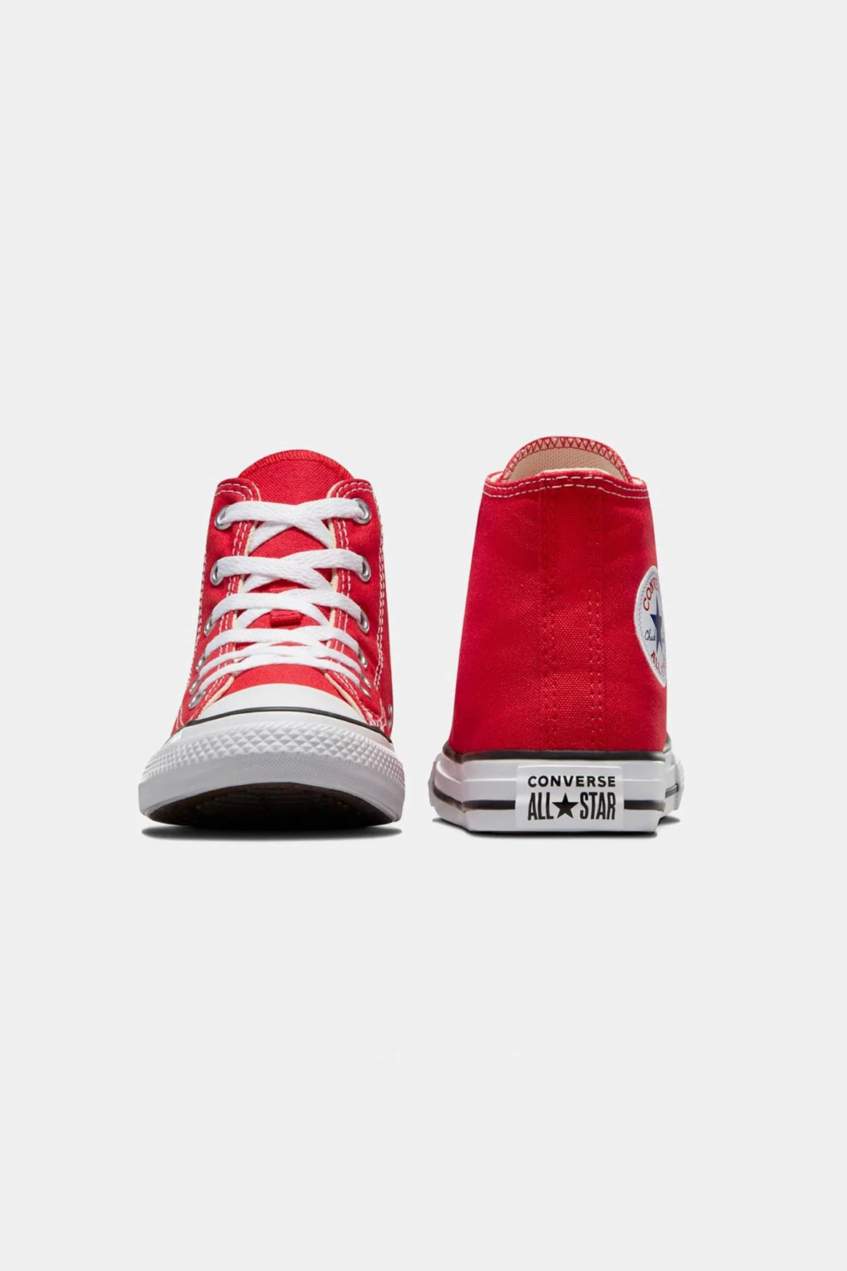 Converse All star נעלי סניקרס אולסטאר גבוהות בצבע אדום לילדים - Image 6