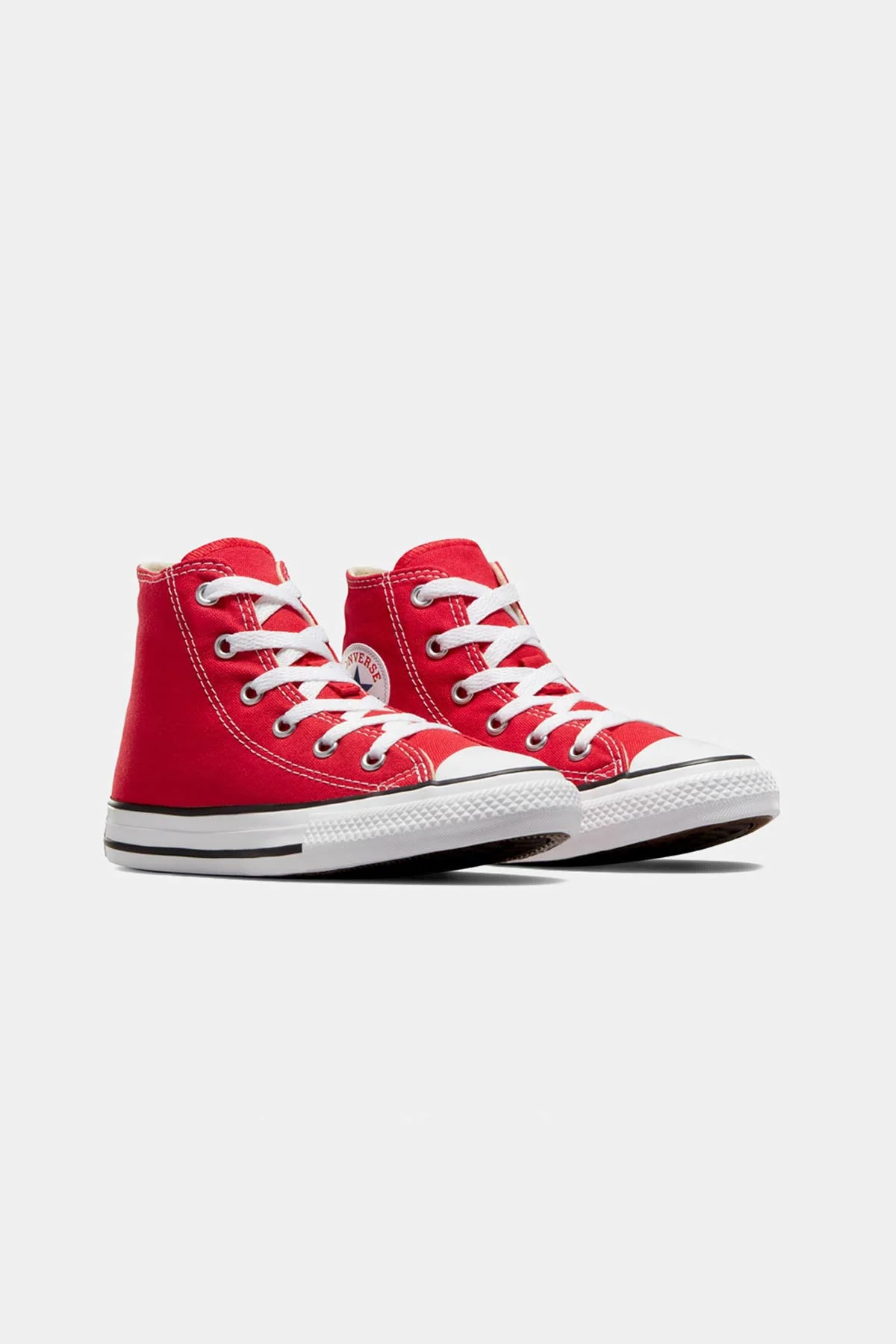 Converse All star נעלי סניקרס אולסטאר גבוהות בצבע אדום לילדים - Image 7