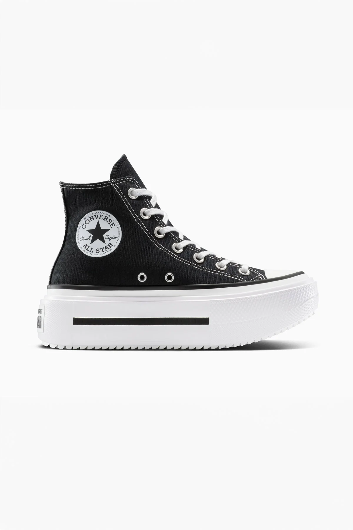 Converse All star סניקרס פלטפורמה גבוהות Lift Double Stack בצבע שחור