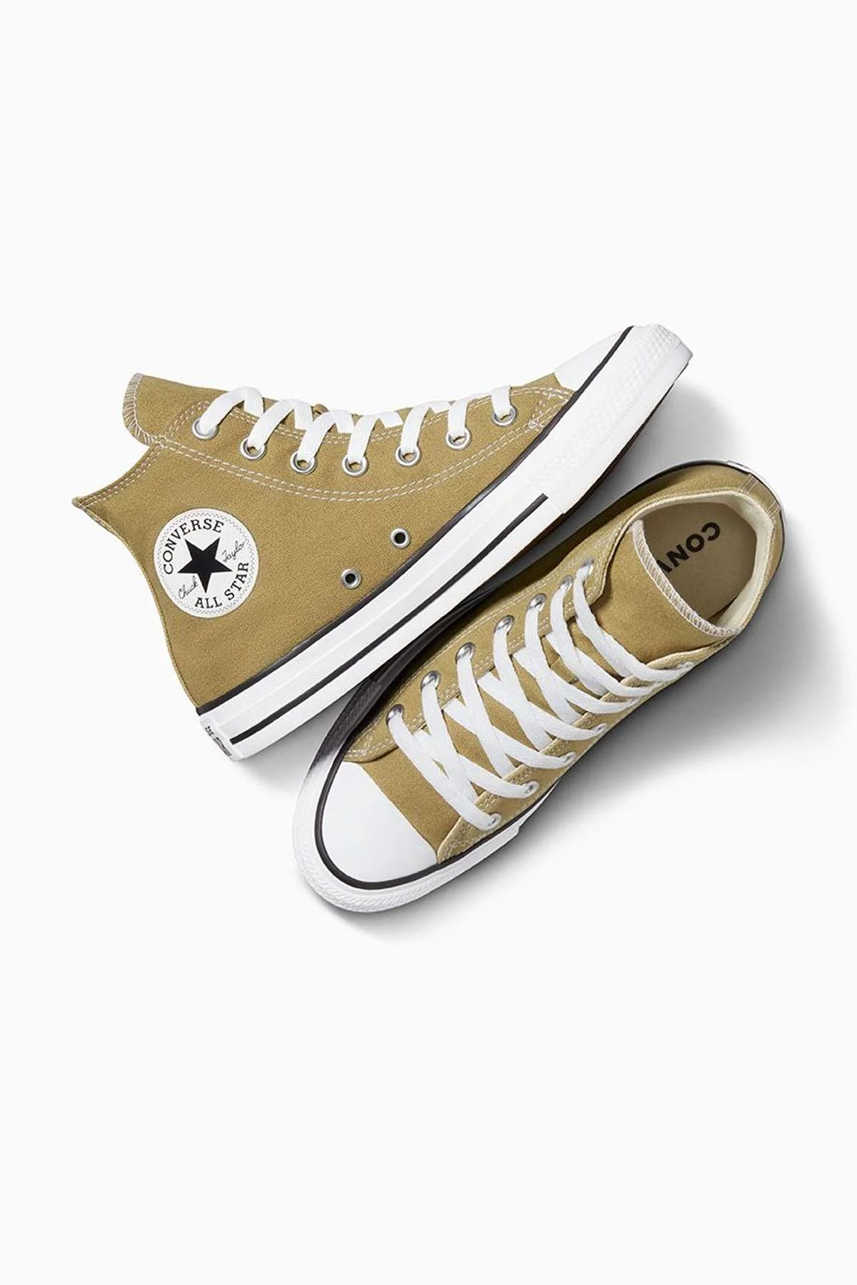 Converse Allstar נעלי סניקרס אולסטאר גבוהות בצבע קרפדה לנשים וגברים - Image 2