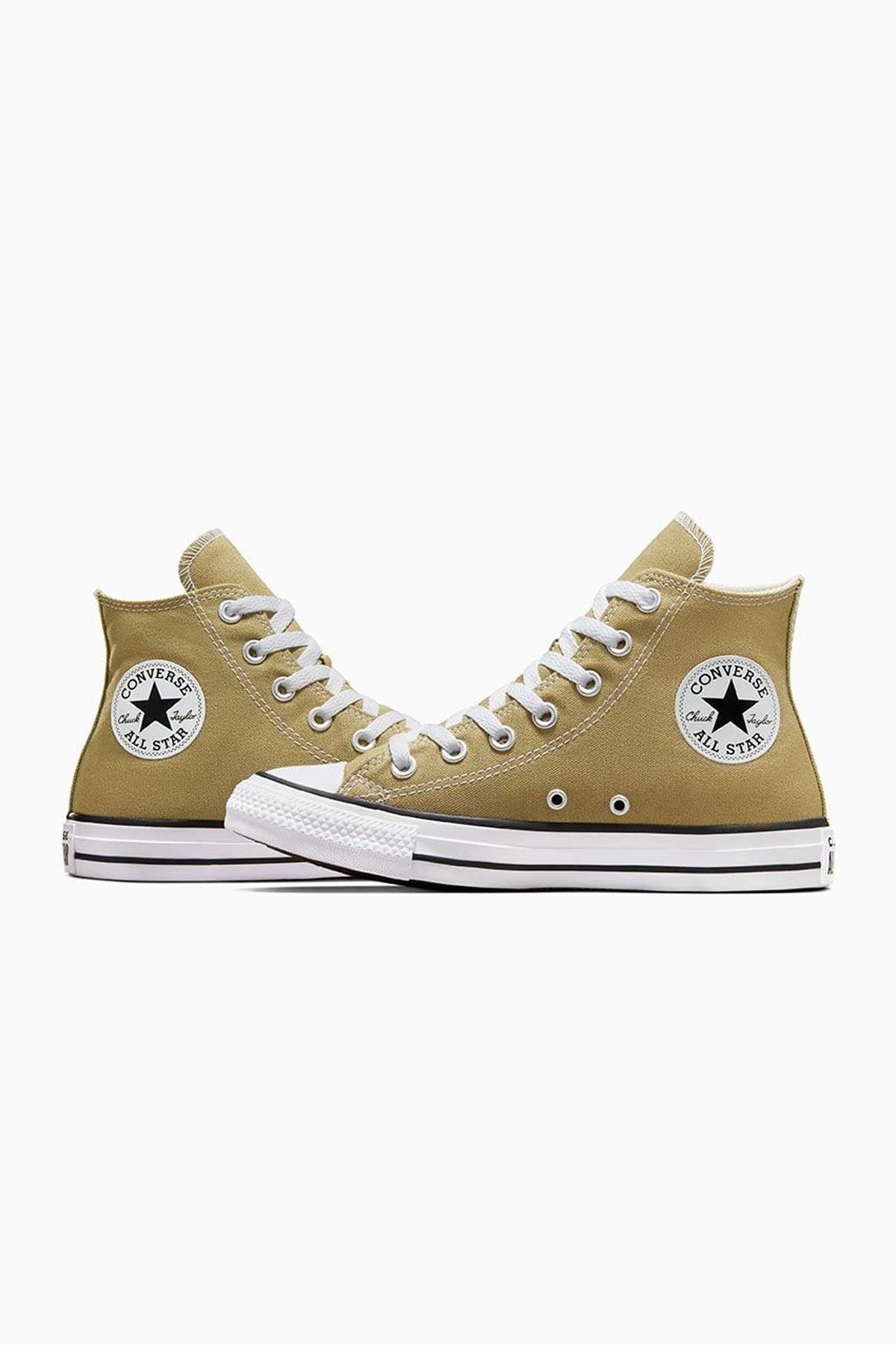 Converse Allstar נעלי סניקרס אולסטאר גבוהות בצבע קרפדה לנשים וגברים - Image 4