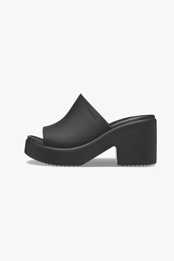 כפכפי עקב קרוקס Brooklyn Slide Heel לנשים בצבע שחור - Image 5