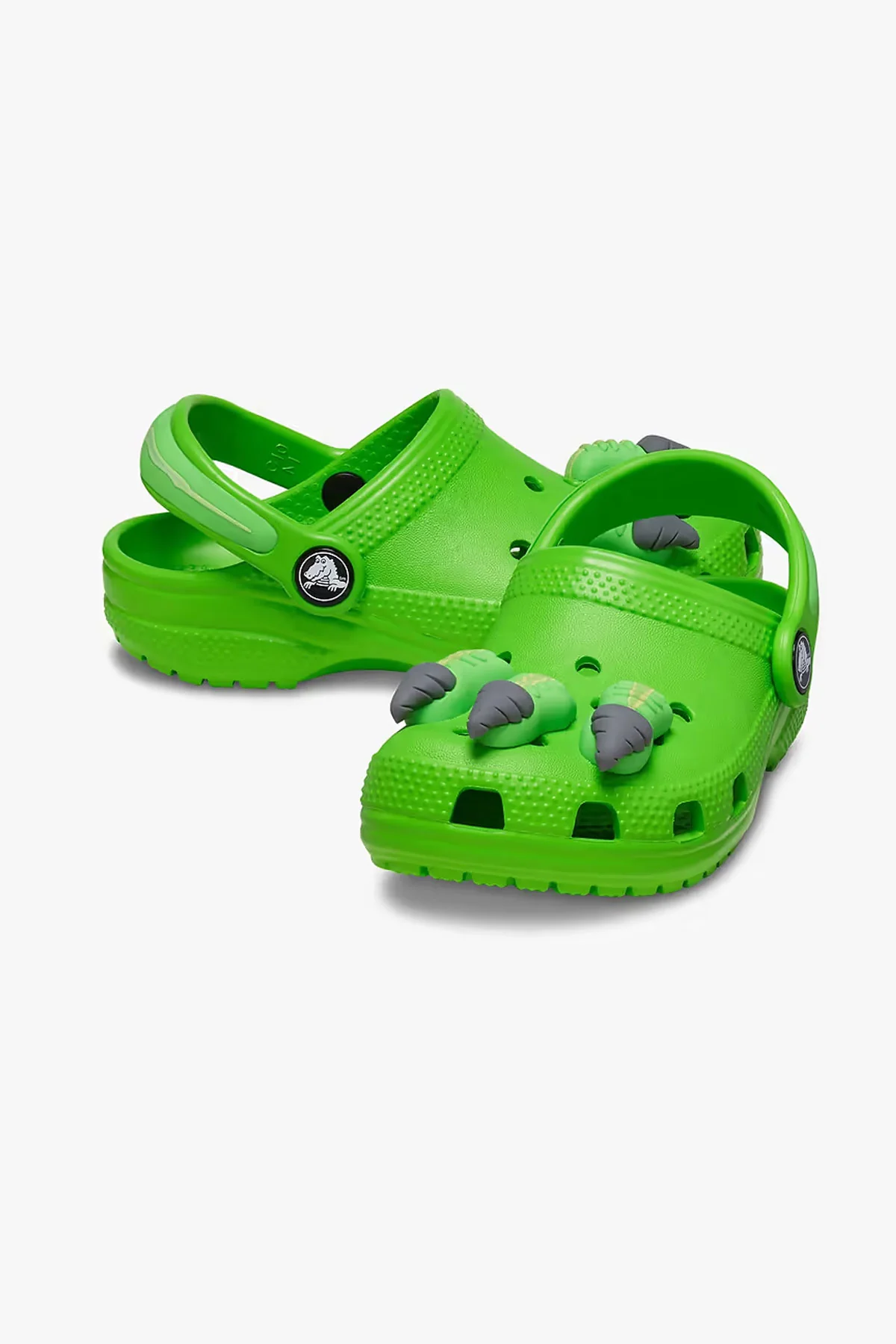 Crocs Classic I AM Dinosaur Clog T - כפכפי קרוקס לילדים דינוזאור בצבע ירוק - Image 3