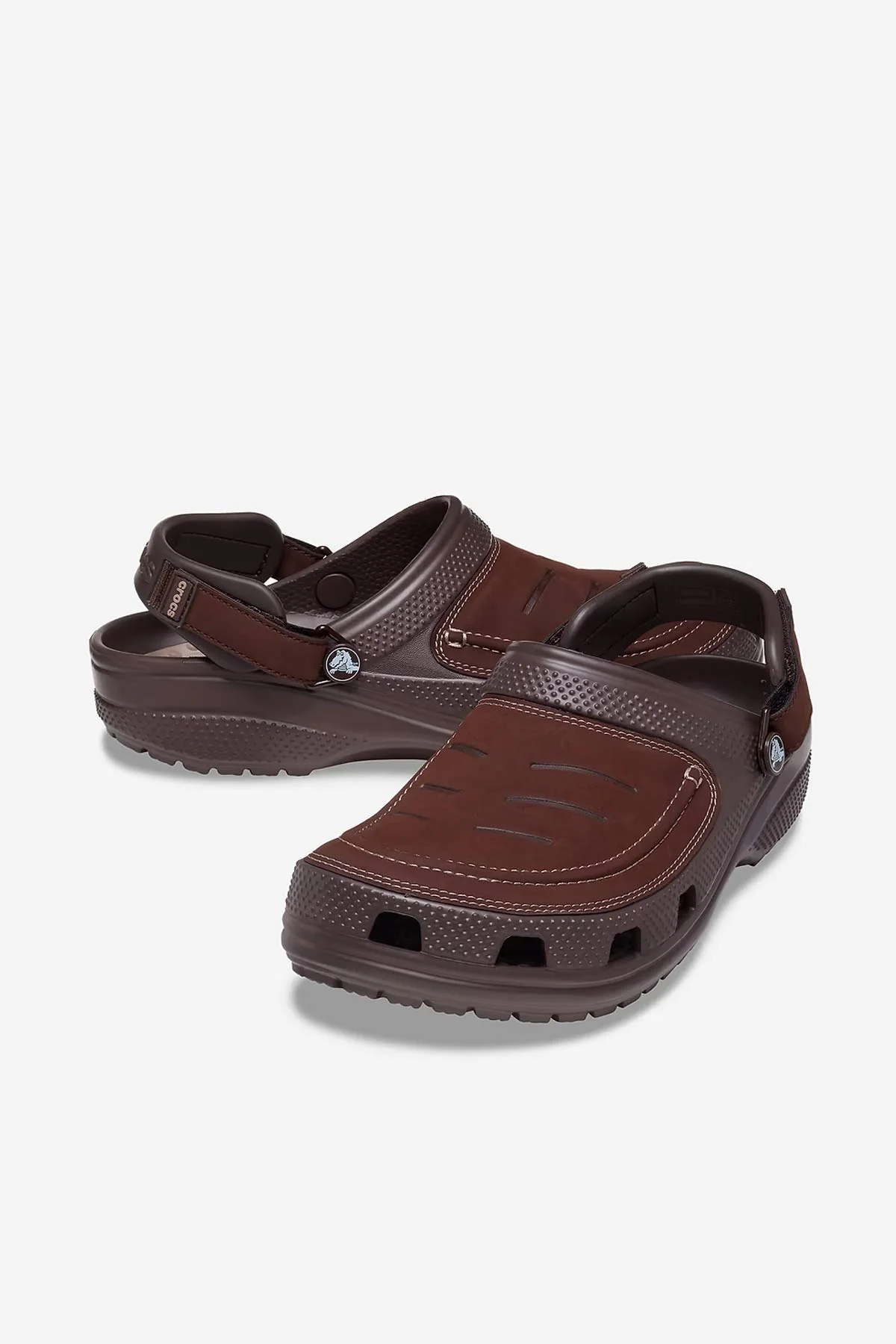 Crocs Yukon II LR כפכפי קרוקס יוקון בצבע חום לגברים - Image 6