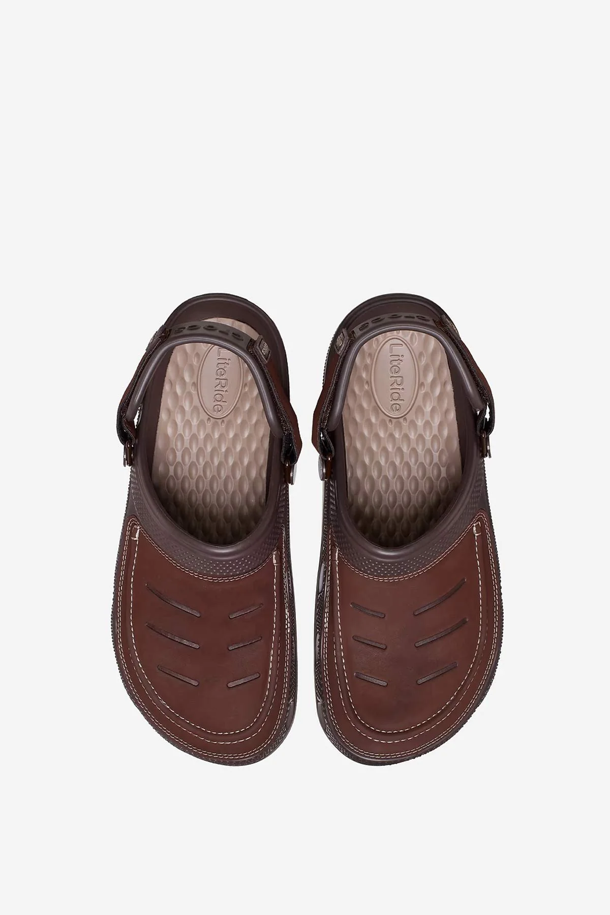 Crocs Yukon II LR כפכפי קרוקס יוקון בצבע חום לגברים - Image 7