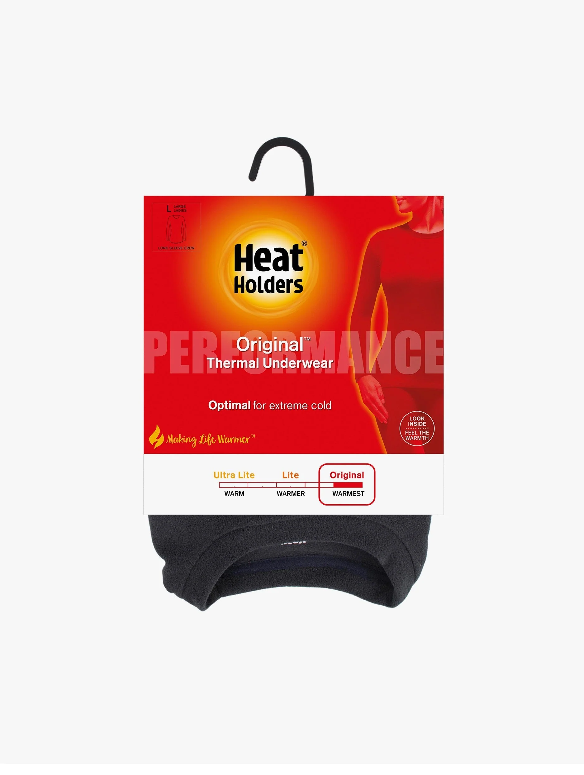 Heat Holders Lite - חולצה תרמית לנשים היט הולדרס בצבע שחור - Image 2