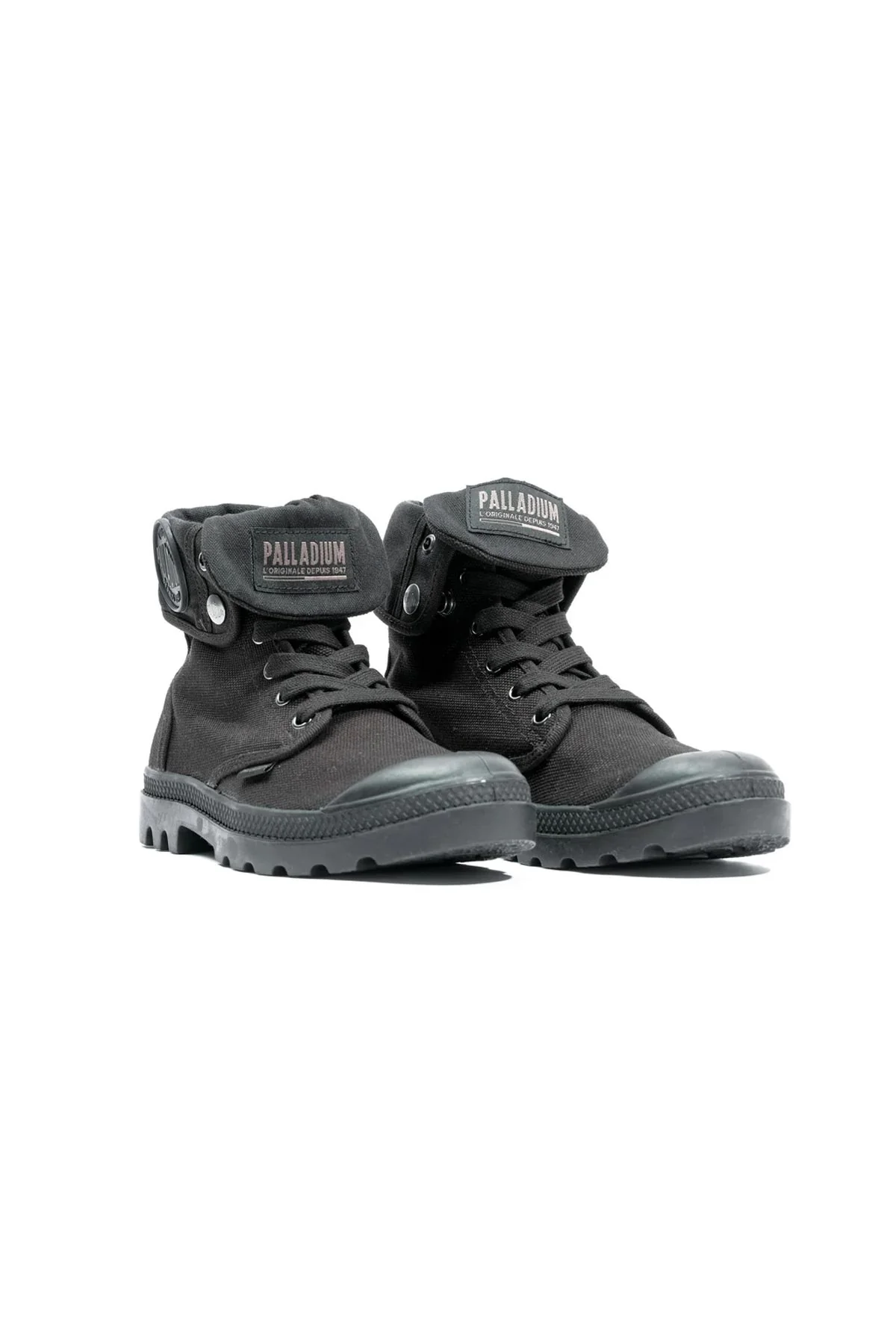 Palladium מגפוני פלדיום Baggy בצבע שחור לנערים ונשים - Image 2